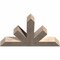 Ekena Millwork Saratoga Smooth Timber Gable Bracket, Douglas Fir, 48"W x 30"H x 5 1/2"D x 5 1/2"F, 15/12 Pitch GBW048X30X0606SAR00SDF - alternate 2